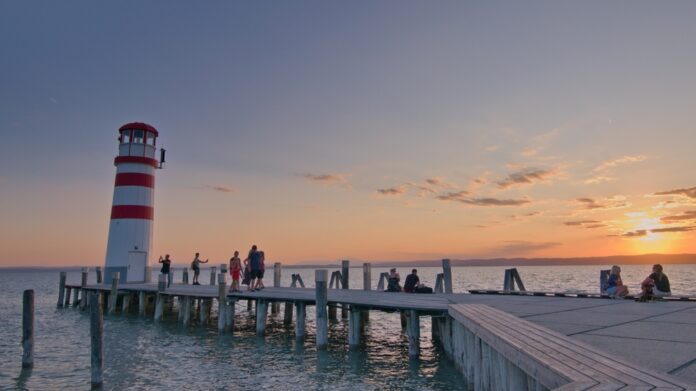 Podersdorf,Am,See,,Austria,-,July,29,2024:,Famous,Lighthouse